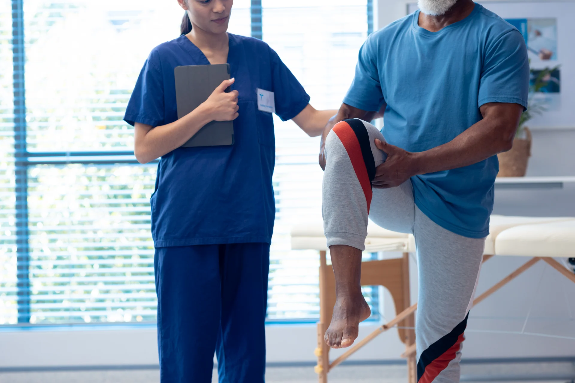 diverse female physiotherapist and senior male pat 2026 03 25 00 54 55 utc