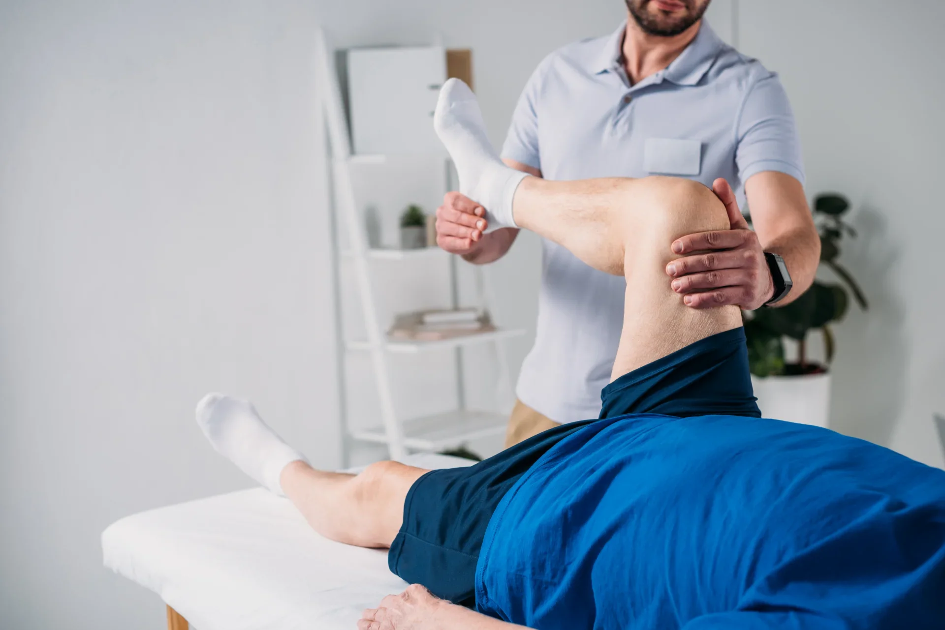 partial view of rehabilitation therapist massaging 2026 03 12 22 47 20 utc